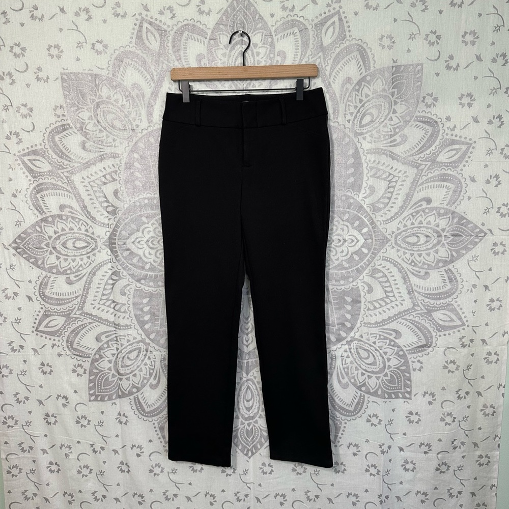 Euc $120 Michael by Michael Kors Black Stretch Skinny Pant Casual Career Black 6